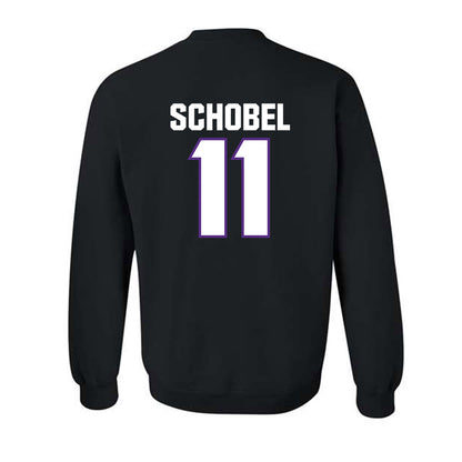 TCU - NCAA Football : Adam Schobel - Sports Shersey Crewneck Sweatshirt-1