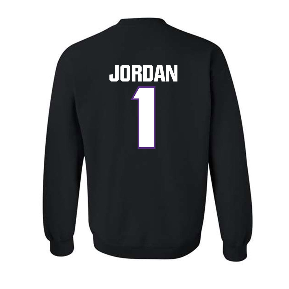 TCU - NCAA Football : Austin Jordan - Sports Shersey Crewneck Sweatshirt-1