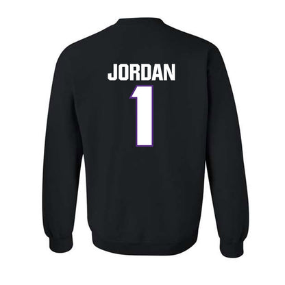 TCU - NCAA Football : Austin Jordan - Sports Shersey Crewneck Sweatshirt-1