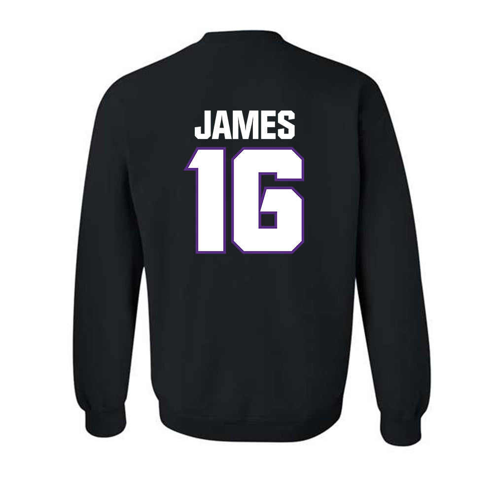 TCU - NCAA Football : Braylon James - Sports Shersey Crewneck Sweatshirt