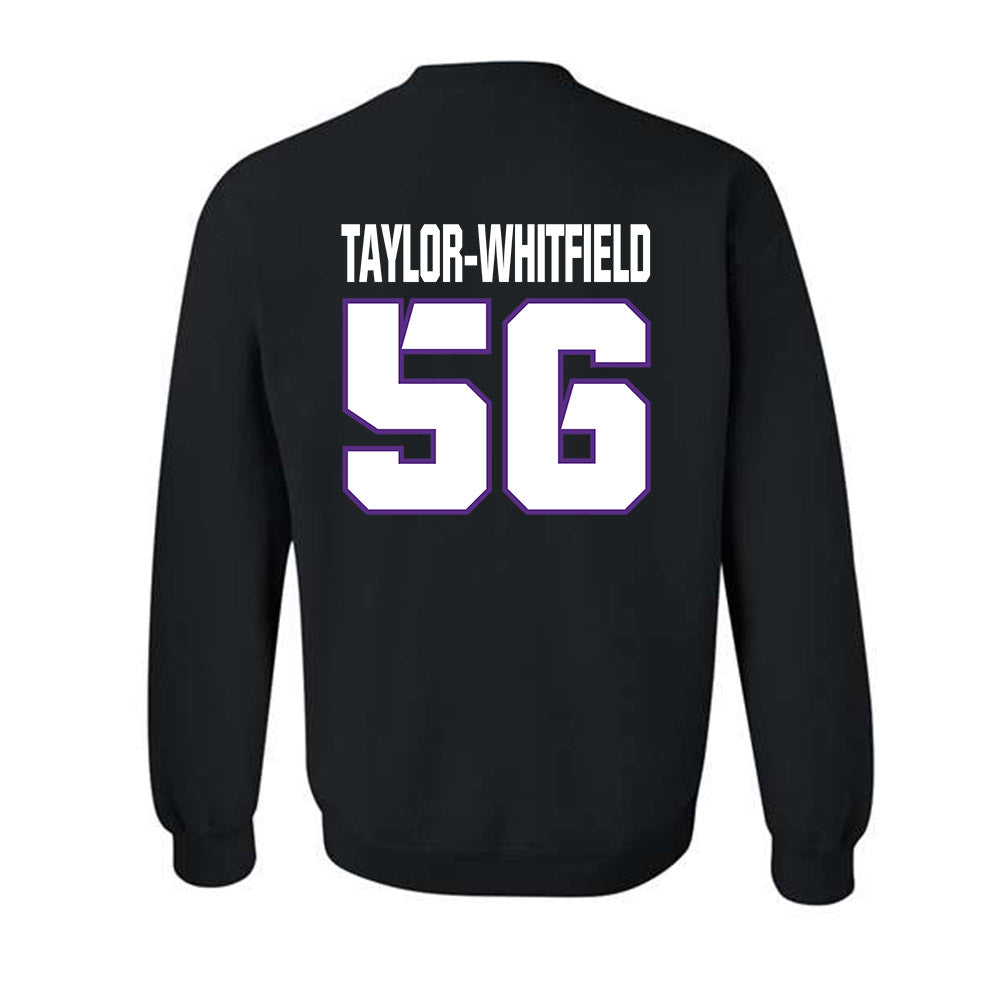 TCU - NCAA Football : Benjamin Taylor-Whitfield - Sports Shersey Crewneck Sweatshirt-1