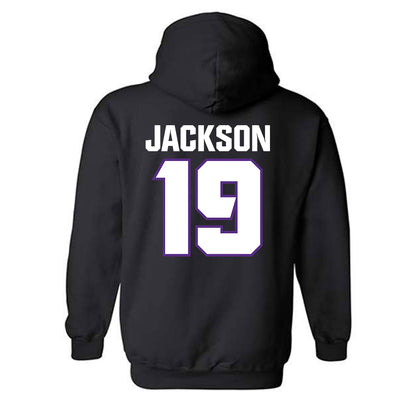 TCU - NCAA Football : Kylin Jackson - Sports Shersey Hooded Sweatshirt-1