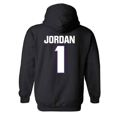 TCU - NCAA Football : Austin Jordan - Sports Shersey Hooded Sweatshirt-1