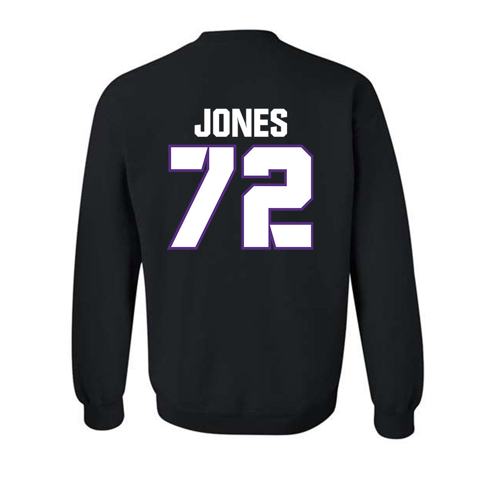 TCU - NCAA Football : Jackson Jones - Sports Shersey Crewneck Sweatshirt-1