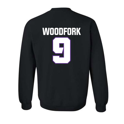 TCU - NCAA Football : Chad Woodfork - Sports Shersey Crewneck Sweatshirt-1