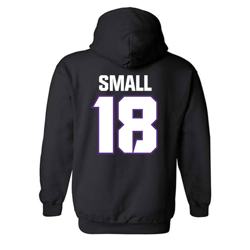 TCU - NCAA Football : Ed Small - Sports Shersey Hooded Sweatshirt-1