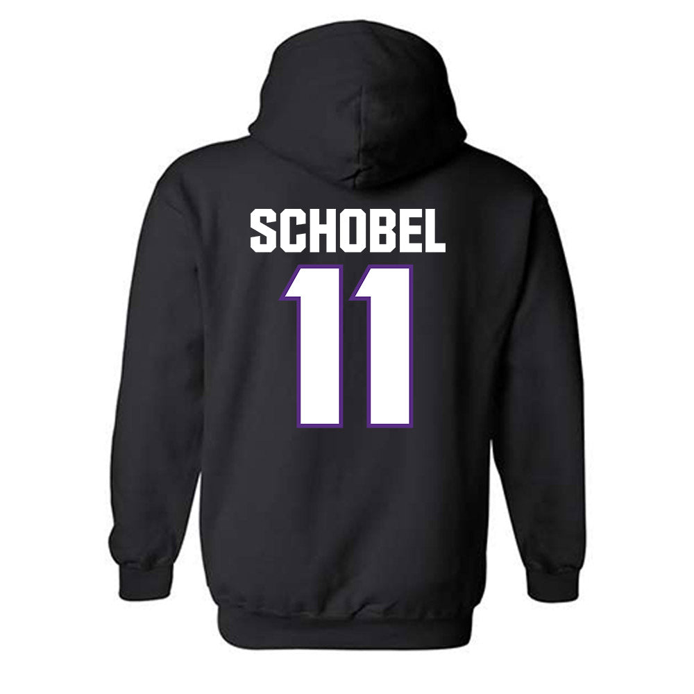 TCU - NCAA Football : Adam Schobel - Sports Shersey Hooded Sweatshirt-1