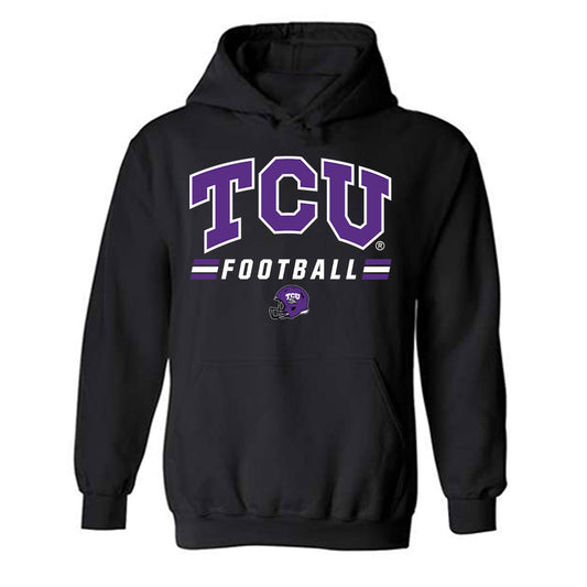 TCU - NCAA Football : Jon Denman - Sports Shersey Hooded Sweatshirt-0