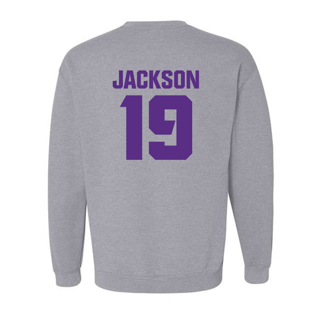 TCU - NCAA Football : Kylin Jackson - Sports Shersey Crewneck Sweatshirt-1