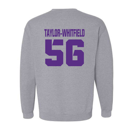 TCU - NCAA Football : Benjamin Taylor-Whitfield - Sports Shersey Crewneck Sweatshirt-1