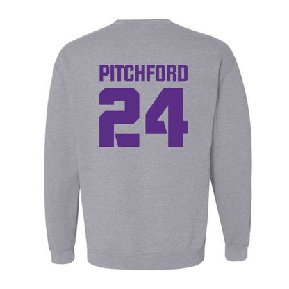 TCU - NCAA Football : Joe Pitchford - Sports Shersey Crewneck Sweatshirt-1