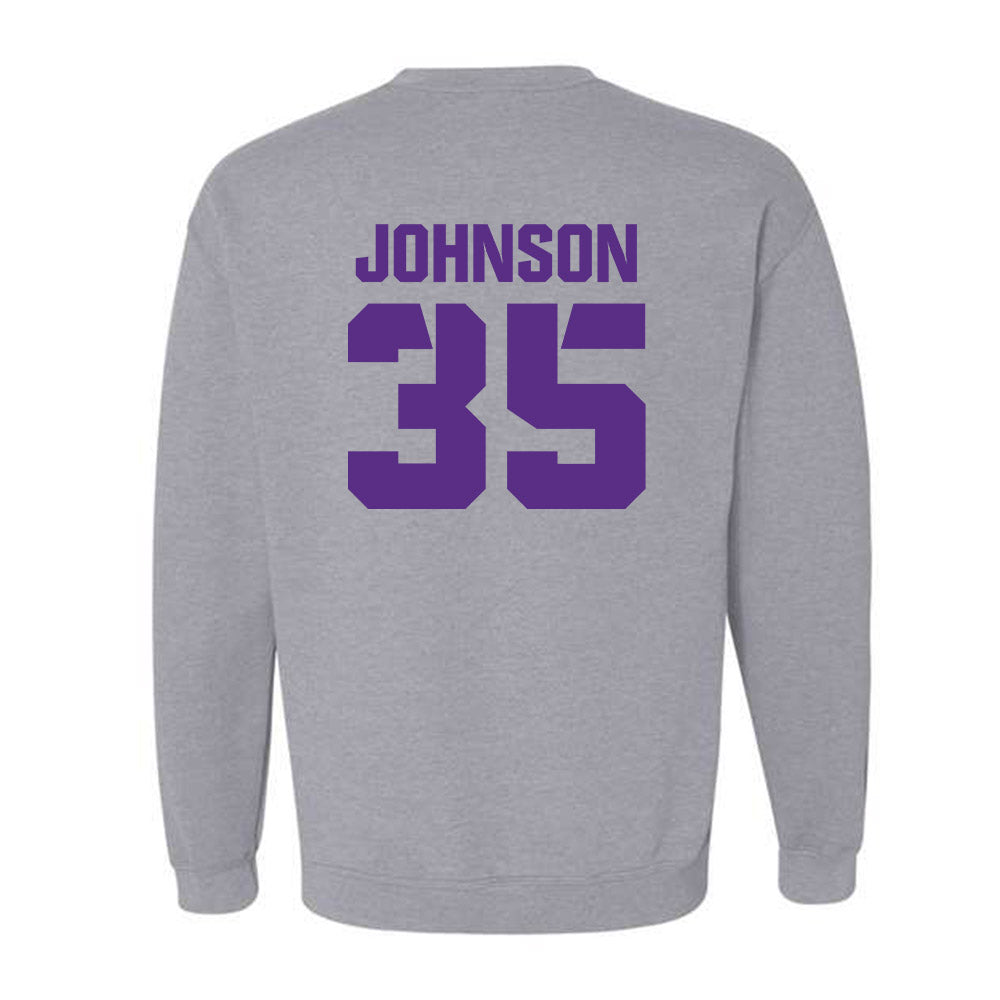 TCU - NCAA Football : Tristan Johnson - Sports Shersey Crewneck Sweatshirt