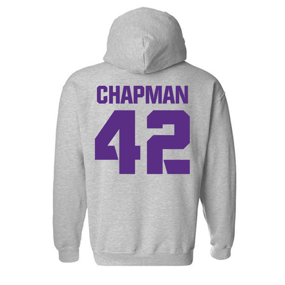 TCU - NCAA Football : Zach Chapman - Sports Shersey Hooded Sweatshirt