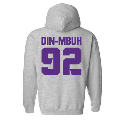 TCU - NCAA Football : Ansel Din-Mbuh - Sports Shersey Hooded Sweatshirt-1