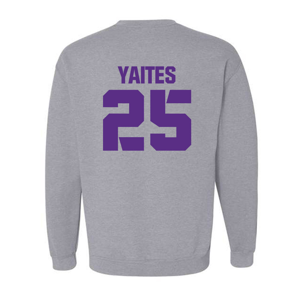 TCU - NCAA Football : Ryan Yaites - Sports Shersey Crewneck Sweatshirt-1