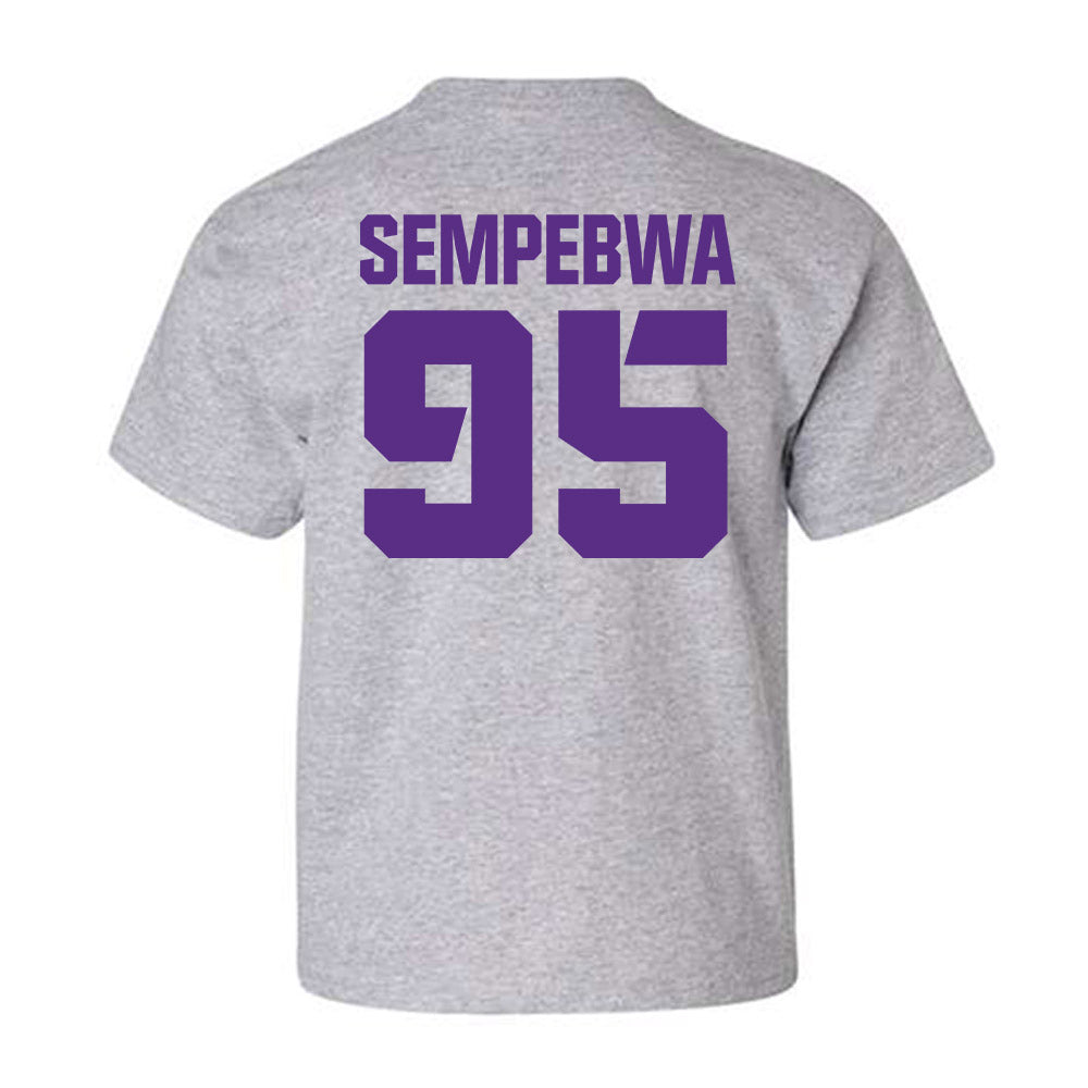 TCU - NCAA Football : Caleb Sempebwa - Sports Shersey Youth T-Shirt-1