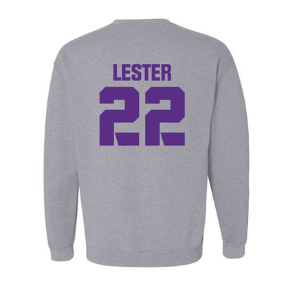 TCU - NCAA Football : Jordan Lester - Sports Shersey Crewneck Sweatshirt