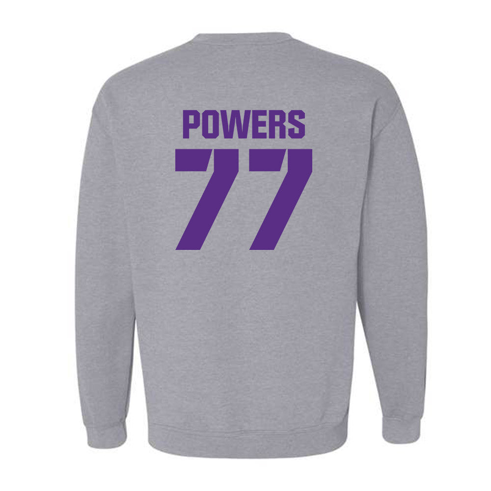TCU - NCAA Football : Cooper Powers - Sports Shersey Crewneck Sweatshirt-1