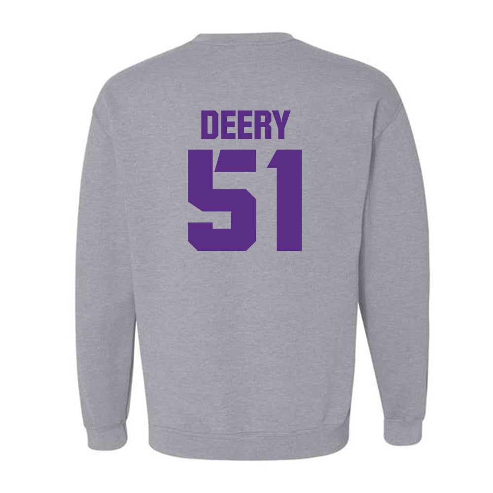 TCU - NCAA Football : Coltin Deery - Sports Shersey Crewneck Sweatshirt-1