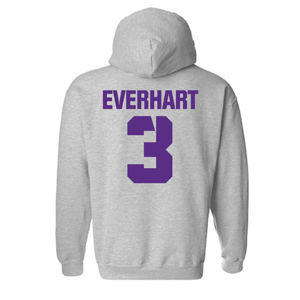 TCU - NCAA Football : Major Everhart - Sports Shersey Hooded Sweatshirt-1