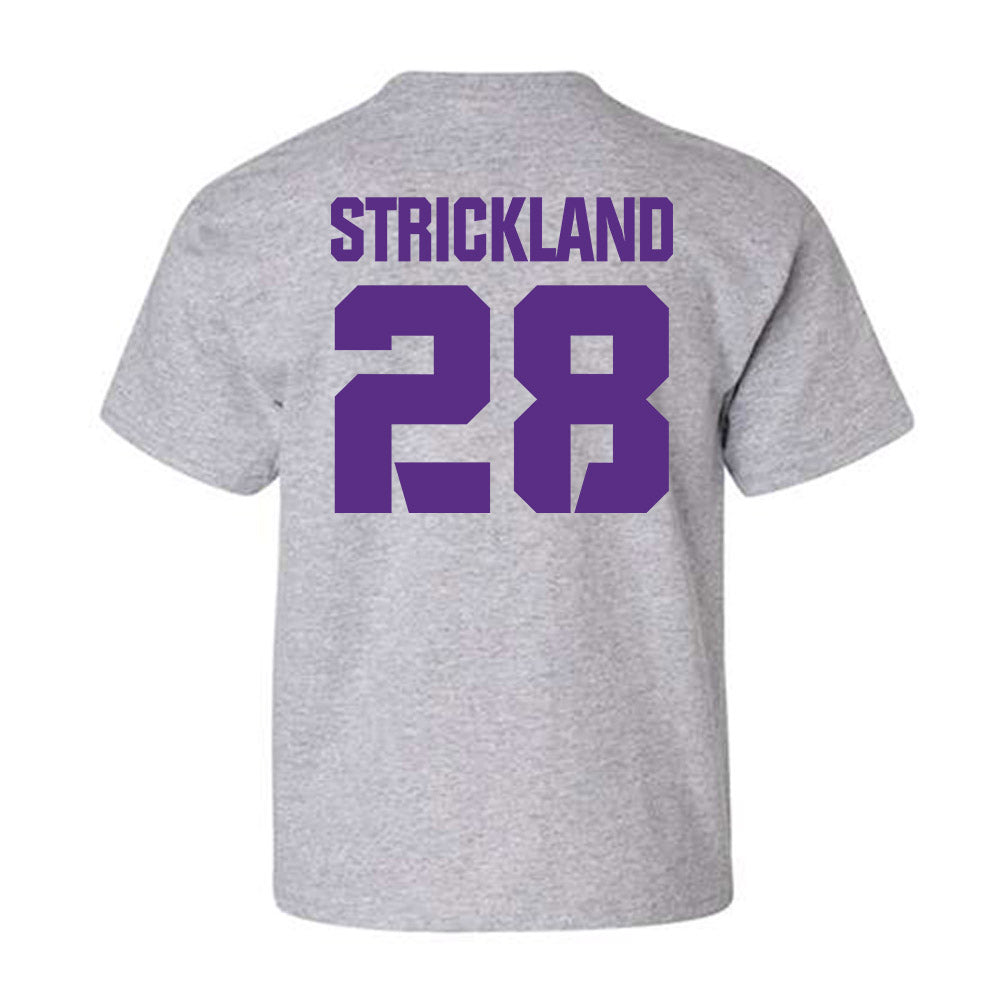 TCU - NCAA Football : Micah Strickland - Sports Shersey Youth T-Shirt-1