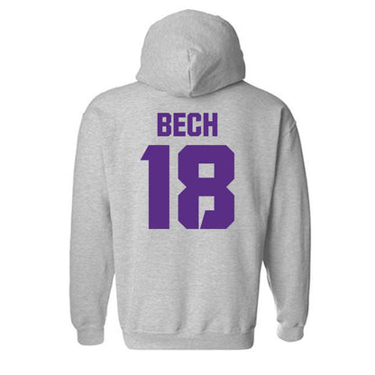 TCU - NCAA Football : Jack Bech - Sports Shersey Hooded Sweatshirt