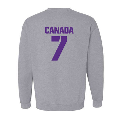 TCU - NCAA Football : Channing Canada - Sports Shersey Crewneck Sweatshirt