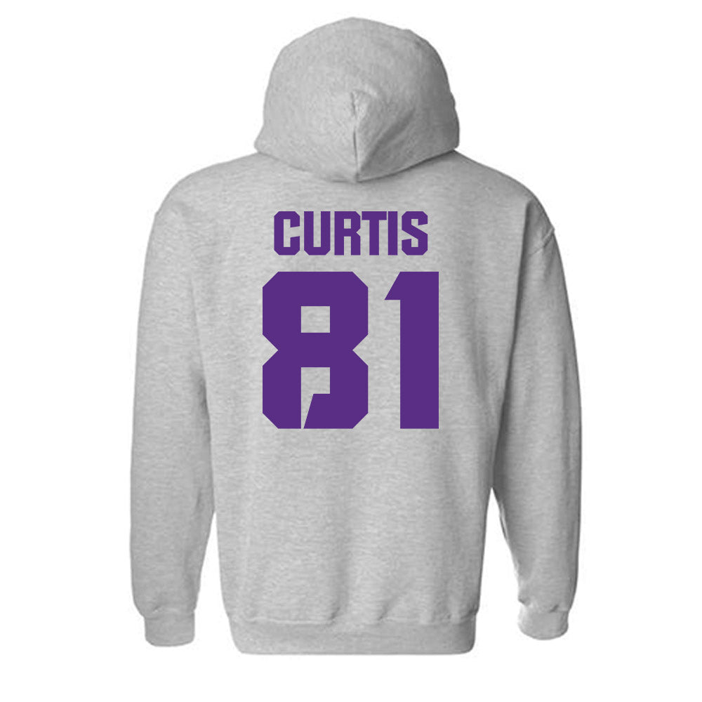 TCU - NCAA Football : Chase Curtis - Sports Shersey Hooded Sweatshirt