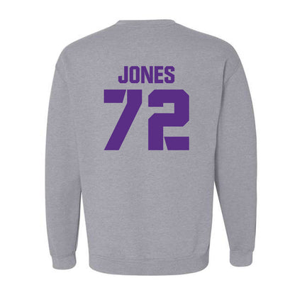 TCU - NCAA Football : Jackson Jones - Sports Shersey Crewneck Sweatshirt-1