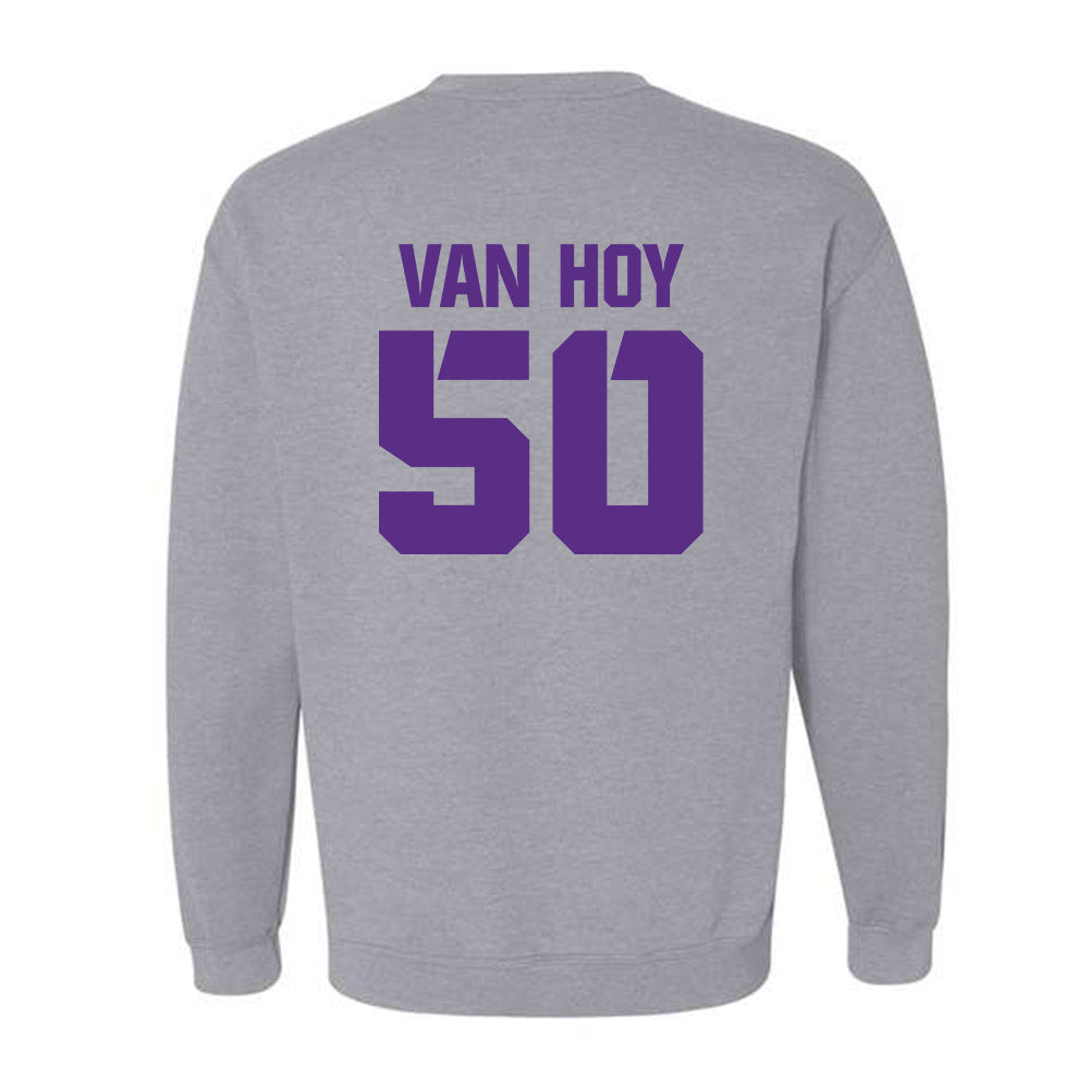 TCU - NCAA Football : Witten Van Hoy - Sports Shersey Crewneck Sweatshirt-1