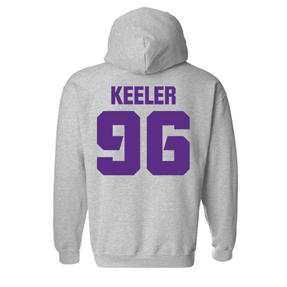 TCU - NCAA Football : Cal Keeler - Sports Shersey Hooded Sweatshirt-1