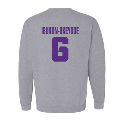TCU - NCAA Football : Micheal Ibukun-Okeyode - Sports Shersey Crewneck Sweatshirt-1