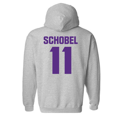TCU - NCAA Football : Adam Schobel - Sports Shersey Hooded Sweatshirt-1