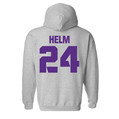TCU - NCAA Football : Avery Helm - Sports Shersey Hooded Sweatshirt