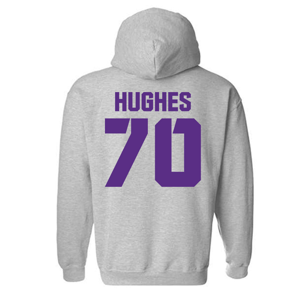 TCU - NCAA Football : Ryan Hughes - Sports Shersey Hooded Sweatshirt