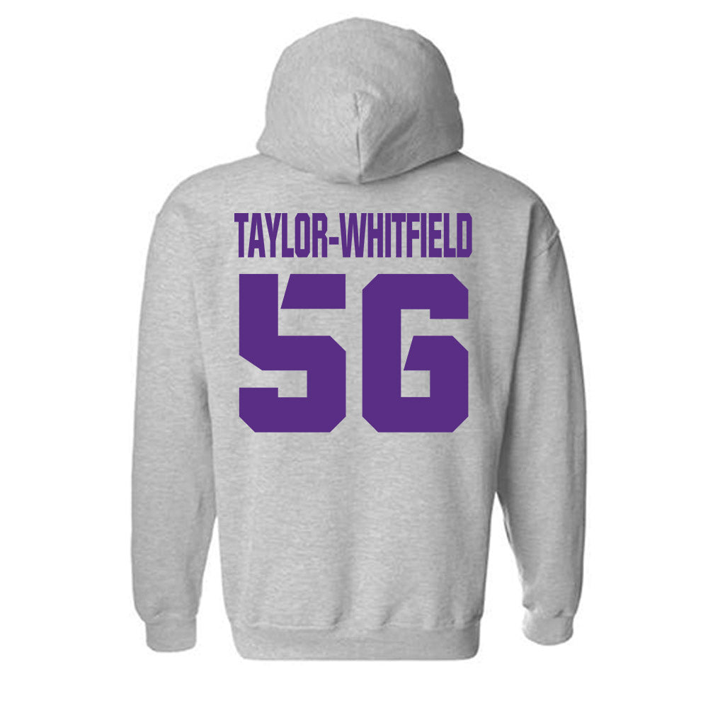 TCU - NCAA Football : Benjamin Taylor-Whitfield - Sports Shersey Hooded Sweatshirt-1