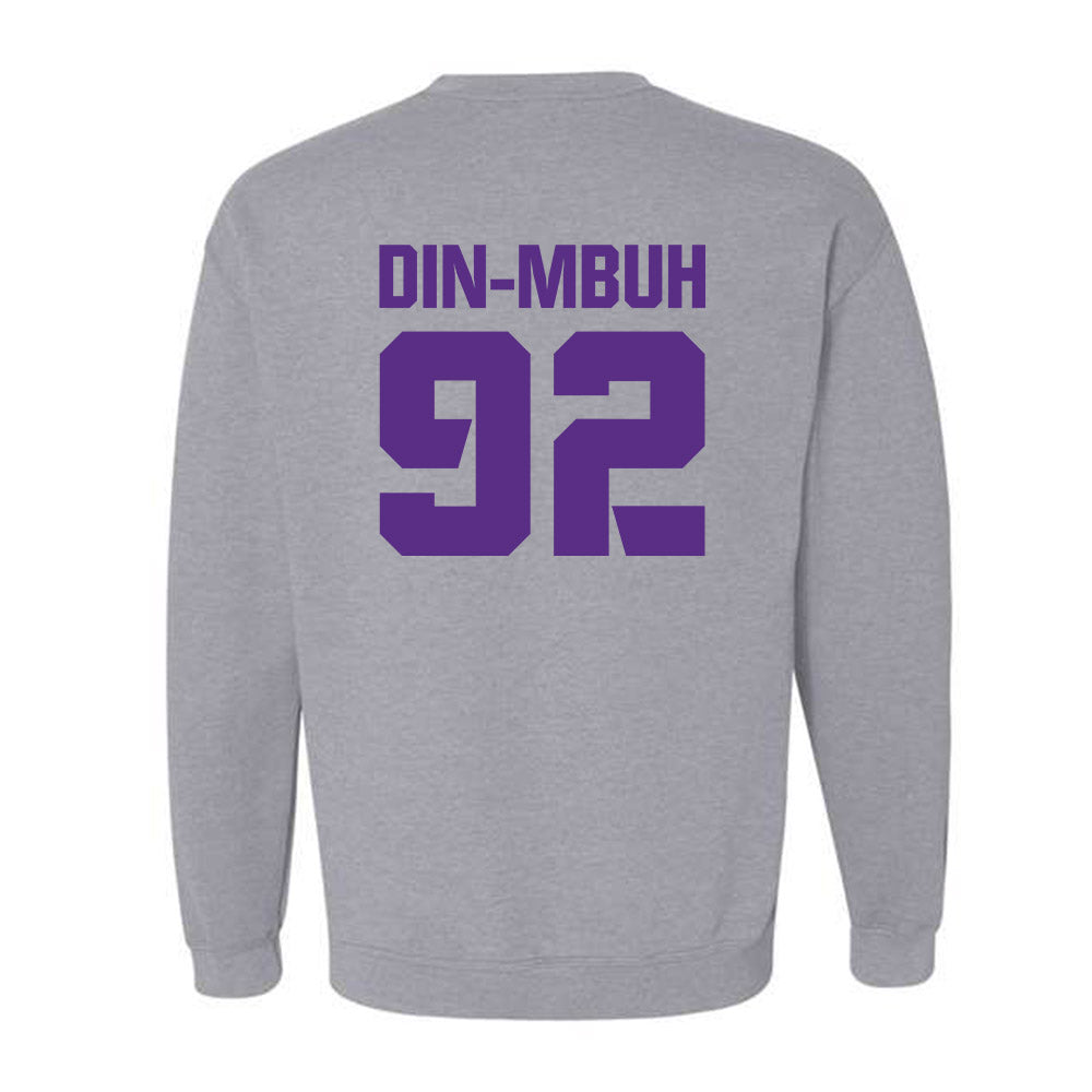 TCU - NCAA Football : Ansel Din-Mbuh - Sports Shersey Crewneck Sweatshirt-1