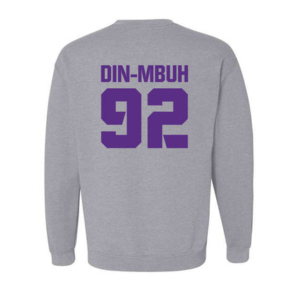 TCU - NCAA Football : Ansel Din-Mbuh - Sports Shersey Crewneck Sweatshirt-1