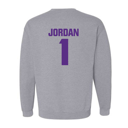 TCU - NCAA Football : Austin Jordan - Sports Shersey Crewneck Sweatshirt-1