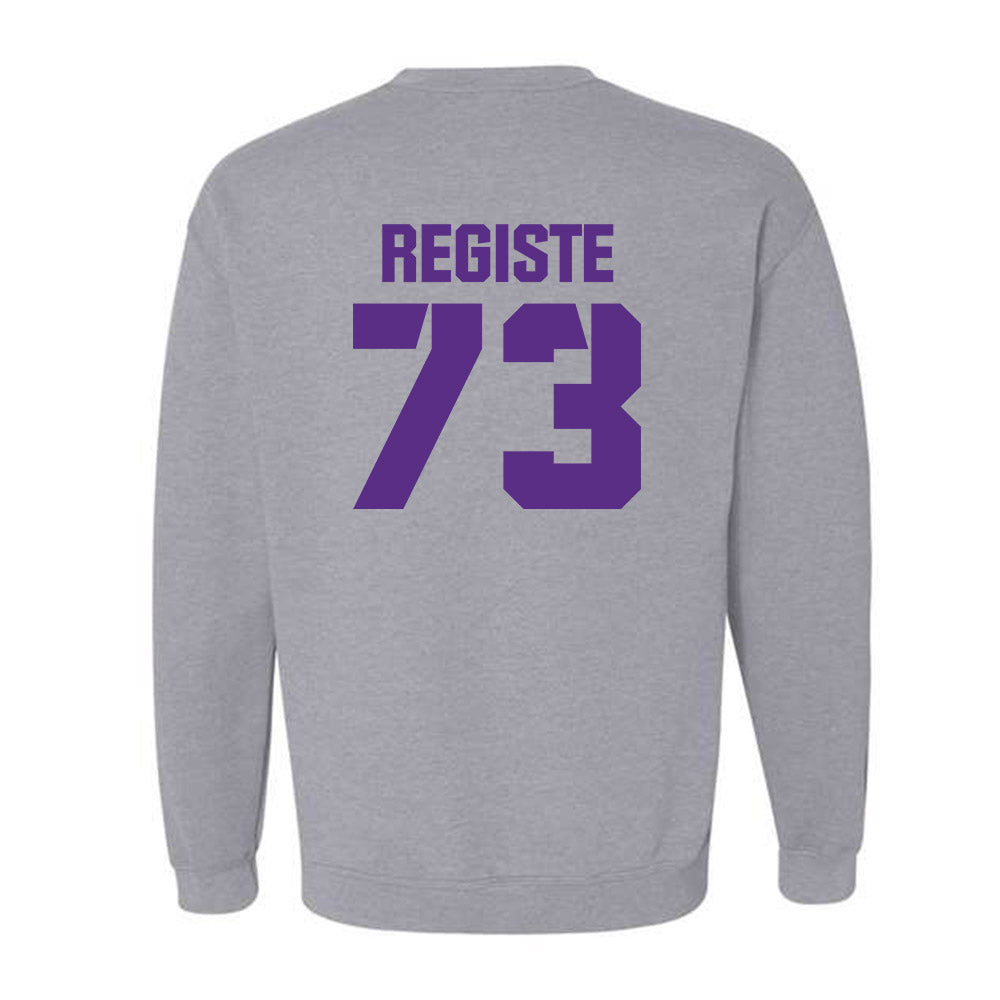 TCU - NCAA Football : Kilian Registe - Sports Shersey Crewneck Sweatshirt-1
