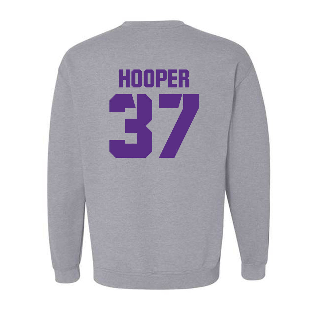 TCU - NCAA Football : Hudson Hooper - Sports Shersey Crewneck Sweatshirt-1