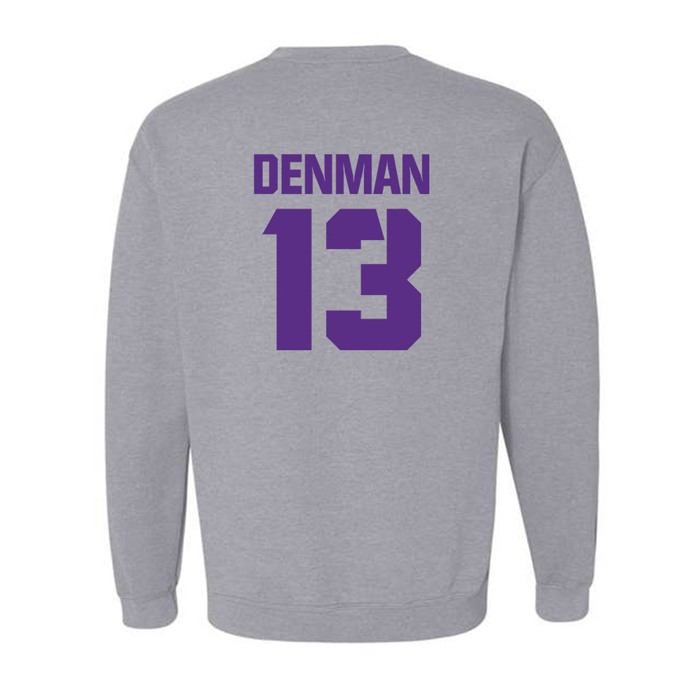 TCU - NCAA Football : Jon Denman - Sports Shersey Crewneck Sweatshirt-1