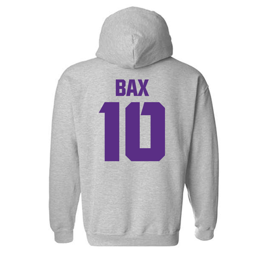 TCU - NCAA Football : Jonathan Bax - Sports Shersey Hooded Sweatshirt-1