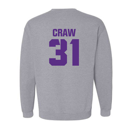 TCU - NCAA Football : Ethan Craw - Sports Shersey Crewneck Sweatshirt