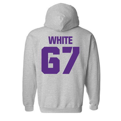 TCU - NCAA Football : Hudson White - Sports Shersey Hooded Sweatshirt