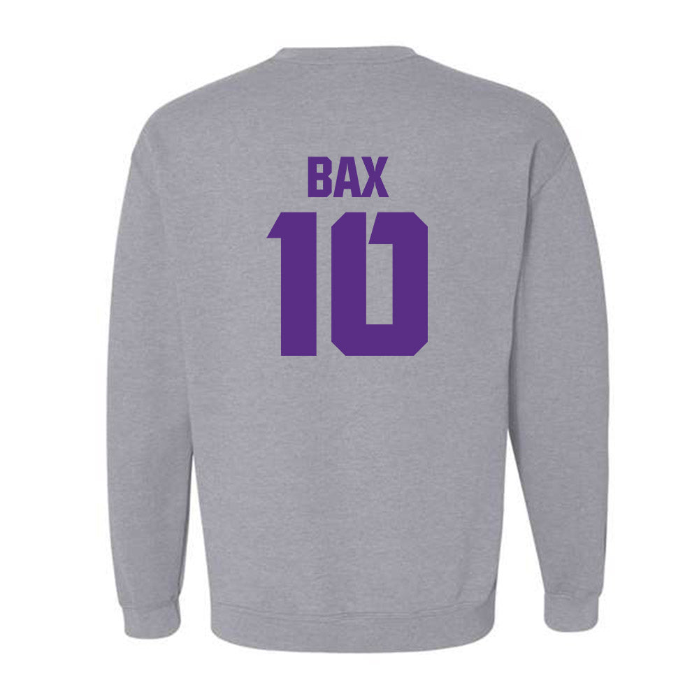 TCU - NCAA Football : Jonathan Bax - Sports Shersey Crewneck Sweatshirt-1