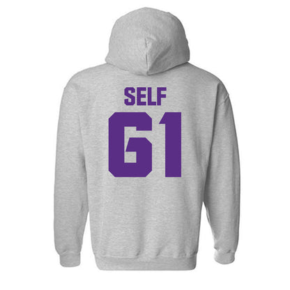 TCU - NCAA Football : Riley Self - Sports Shersey Hooded Sweatshirt