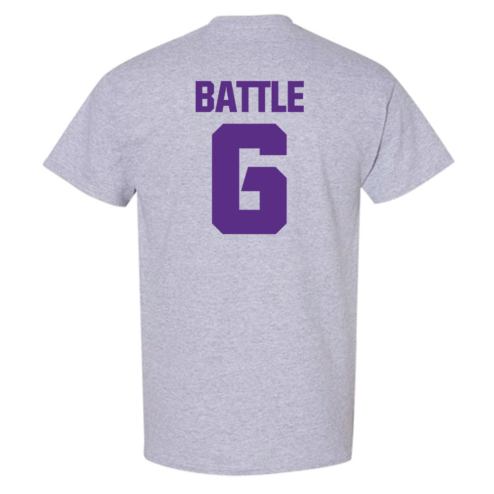 TCU - NCAA Football : Trent Battle - Sports Shersey T-Shirt-1