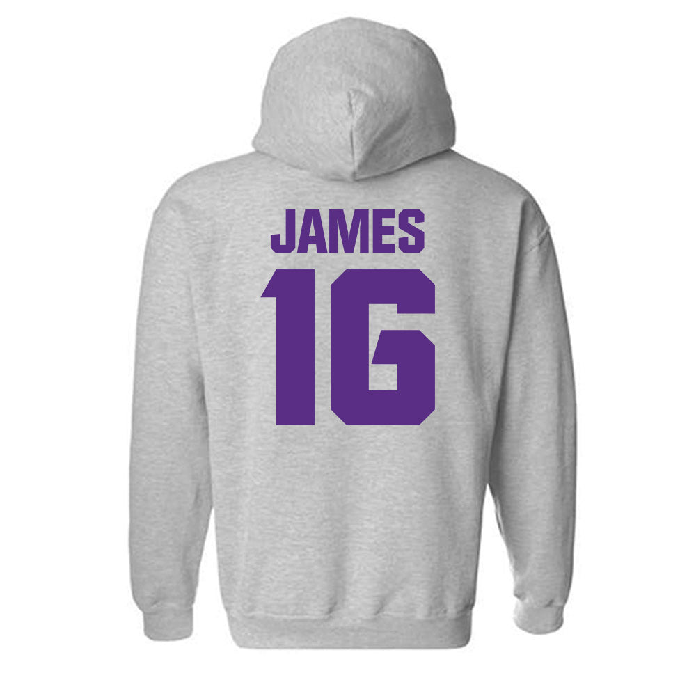 TCU - NCAA Football : Braylon James - Sports Shersey Hooded Sweatshirt