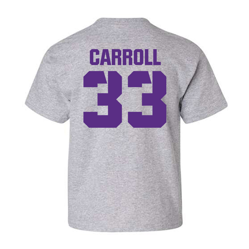 TCU - NCAA Football : Maxwell Carroll - Sports Shersey Youth T-Shirt-1